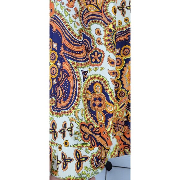 Jude Connally Dress Womens L Beth Shift Tank Geometric Print Stretch Made Usa - Picture 5 of 12